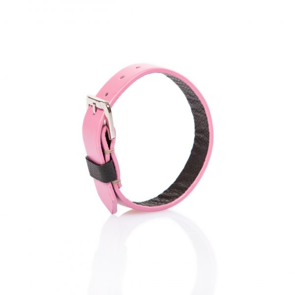 Roze leren armband - PARTY / MONSTR