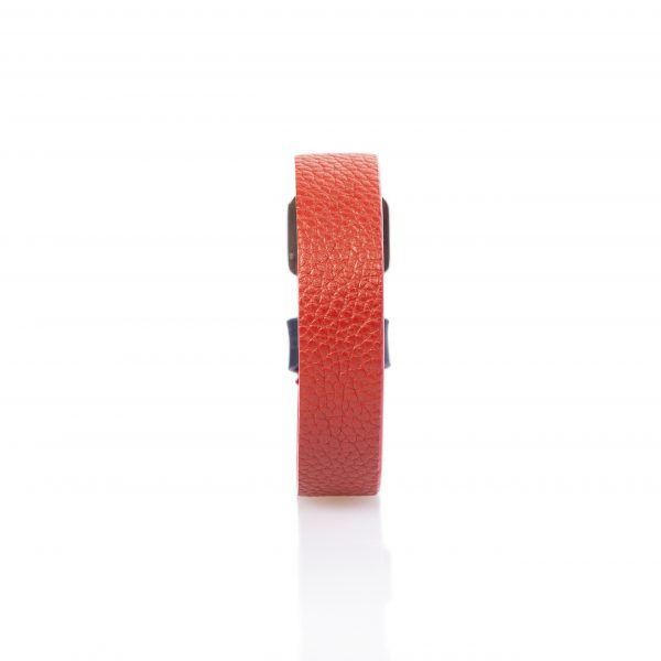 Bracciale in pelle rosso - PARTY/MONSTR