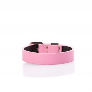 Roze leren armband - PARTY / MONSTR