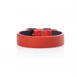 Red leather bracelet - PARTY / MONSTR